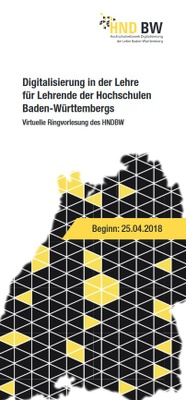 Start heute: Ringvorlesung "Digitalisierung in der Lehre für Lehrende der Hochschulen Baden-Württembergs" Start heute: Ringvorlesung "Digitalisierung in der Lehre für Lehrende der Hochschulen Baden-Württembergs"