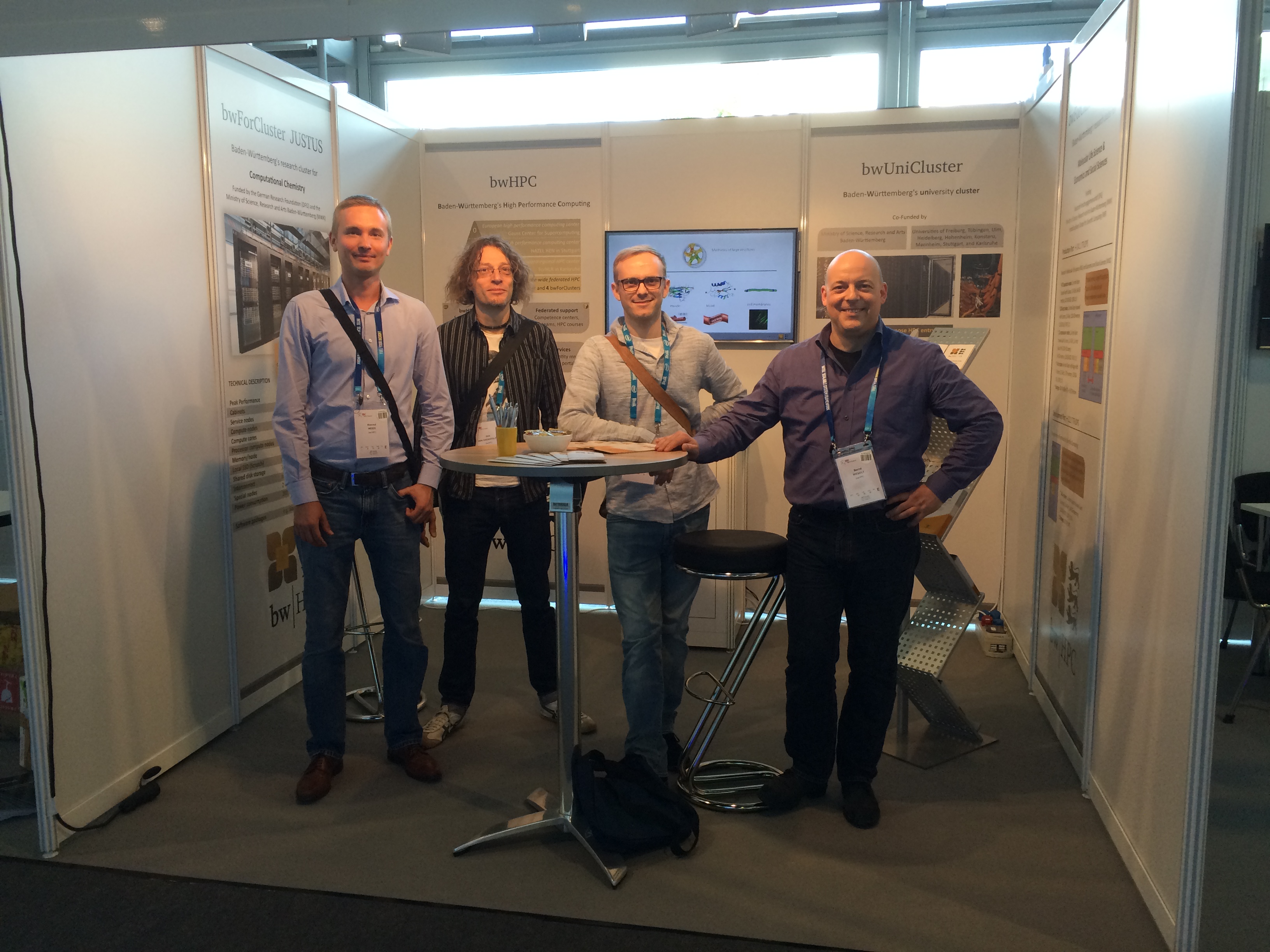 HPC-Team auf der ISC in Frankfurt