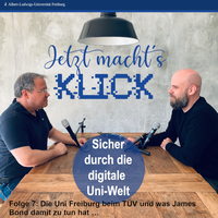 Podcast "Die Uni Freiburg beim TÜV und was James Bond damit zu tun hat …" (Folge 7) 